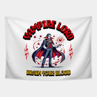 vampire lord pixel art Tapestry