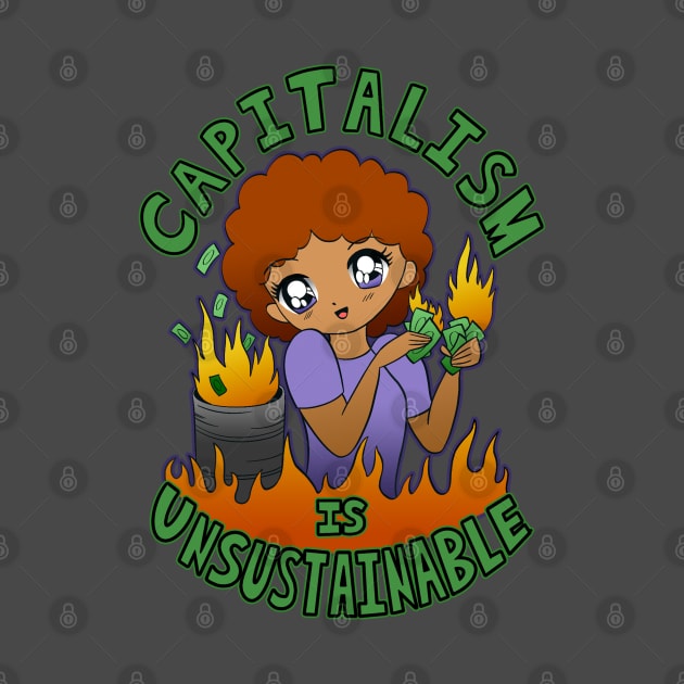 Capitalism Cutie Version 2 by LeMae Macabre