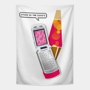 Stuck in the 2000's - Lava Lamp Motorola Razr Tapestry