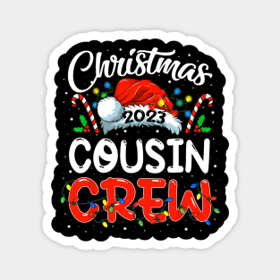 Christmas 2023 Cousin Crew Santa Magnet