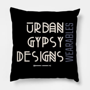 Urban Gypsy Designs Wearables Logo Pillow