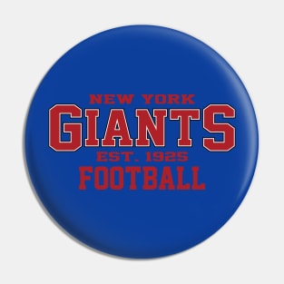 Vintage NYK Giants Football Pin