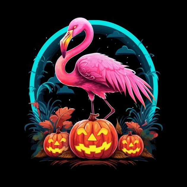 Flamingo Halloween by JH Mart