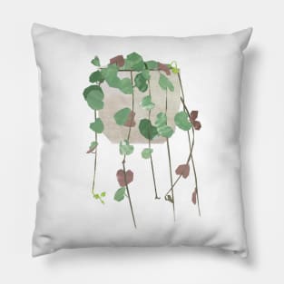 String of hearts (Strawberry geranium) Pillow