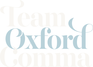 Team Oxford Comma / English Geeks / College Student Magnet