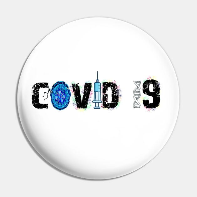 Grunt Style COVID-19 Corona Virus Shirt Pin by Duo Diamonds