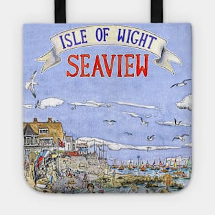 classic isle of wight travel art print Tote