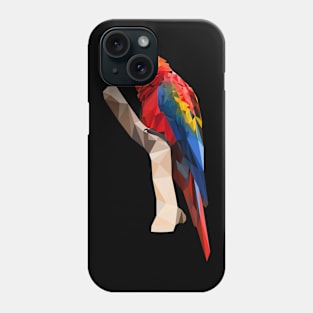 Parrot Lowpoly design Phone Case