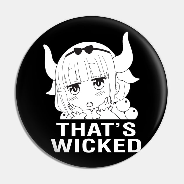 Kanna "That's Wicked" (Black) Pin by LevelADesigns