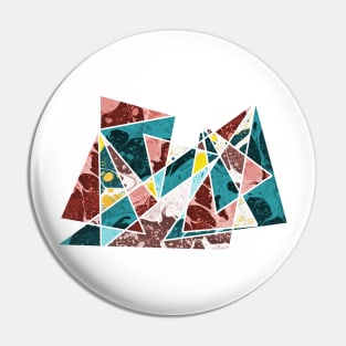 Abstract Triangles #4 Pin