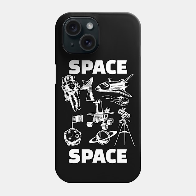 Space Phone Case by Carolina Cabreira