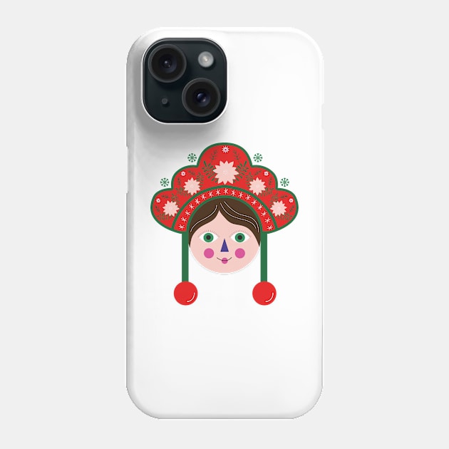 Merry Christmas cute avatar Phone Case by sugarcloudlb-studio