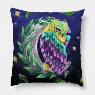 Night world full of color Pillow