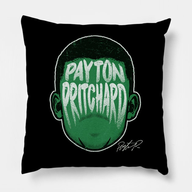 payton pritchard player silhouette Pillow by mazihaya pix