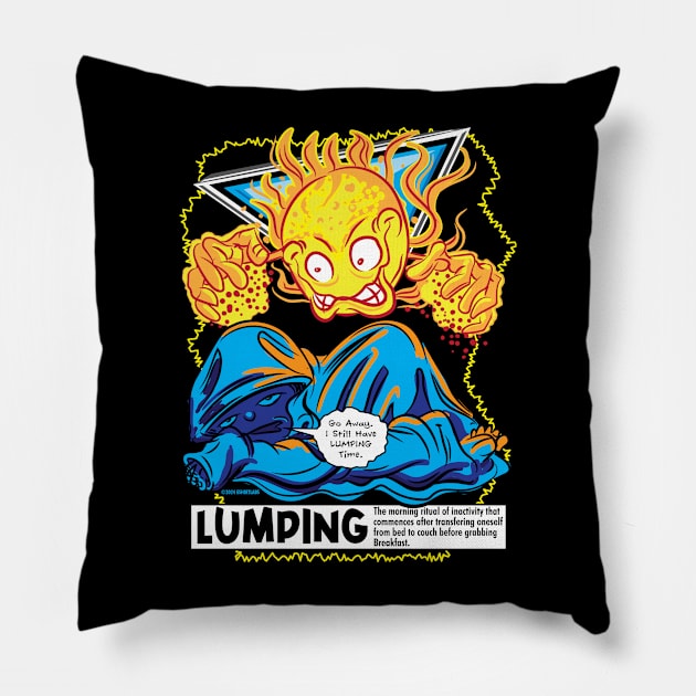 Mornings include Lumping Time Pillow by eShirtLabs