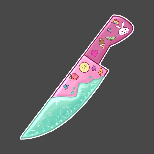 Pastel Goth Knife by Khelekmir