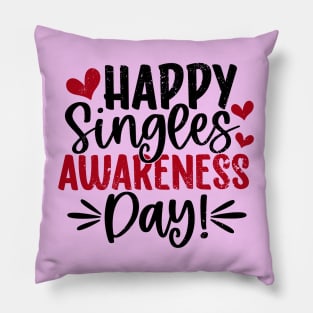 Anti Valentines Day No Cupid Happy Singles Awareness Day Pillow