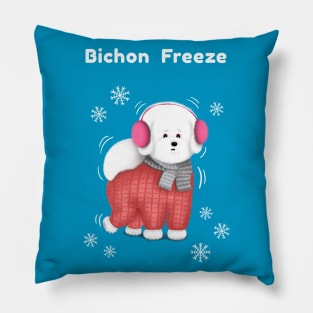 Bichon Freeze Pillow