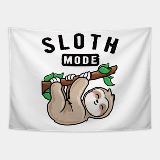 Cute Sloth Mode Tapestry