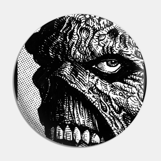 Swamp Thing Pin by PeligroGraphics