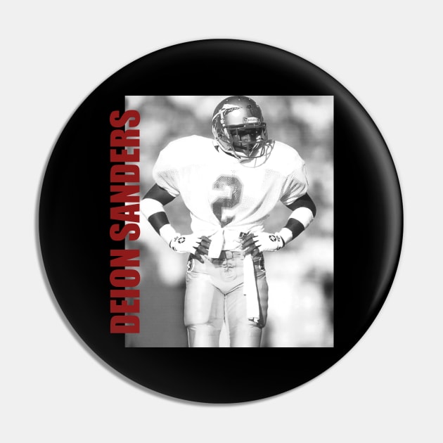 Deion Sanders // Deion Sanders Retro Aesthetic Fan Art // 80s Pin by RocketRockers66