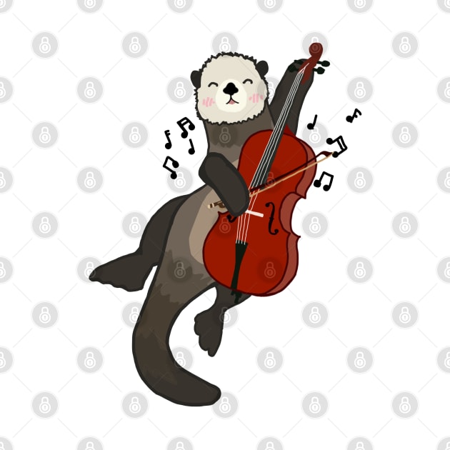 Cello Otter by Artstuffs121