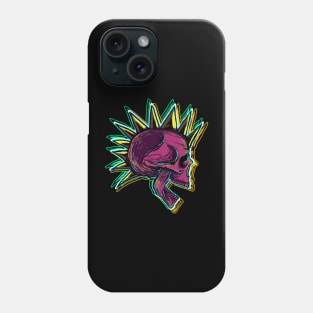 Colorful Skull Punk Phone Case