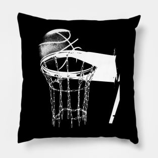 Basketball Hoop Rim Design Pillow