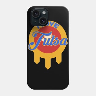 I Love Tulsa Flag Phone Case