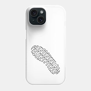 Running Shoe Print Phone Case