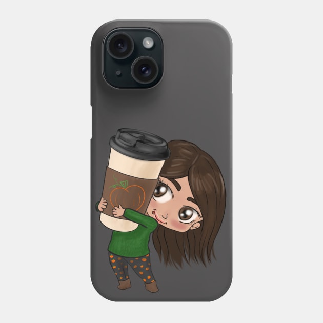 pumpkin spice girl Phone Case by theerraticmind