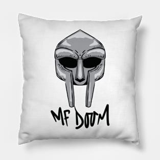 MF DOOM MASK GREY Pillow