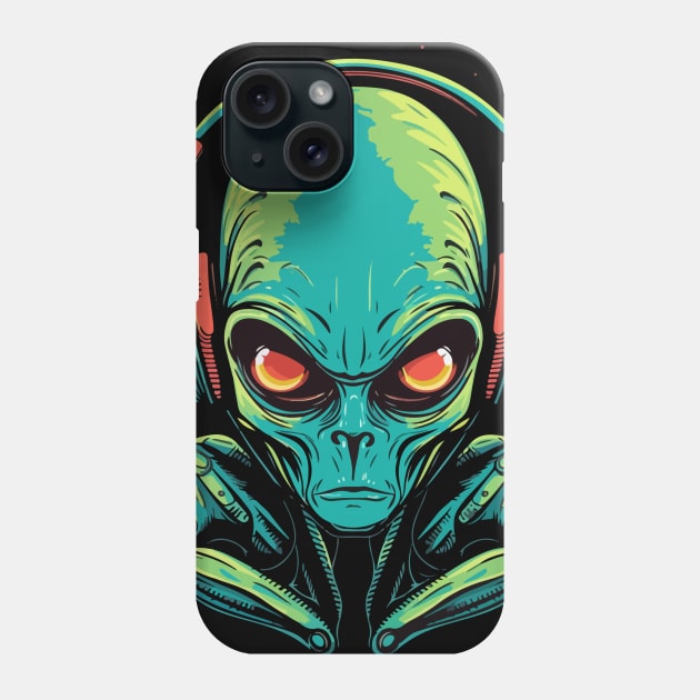 Green Loud Phone Case by vamarik