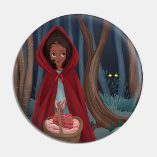 Red Riding Hood in the Deep Dark Woods Pin