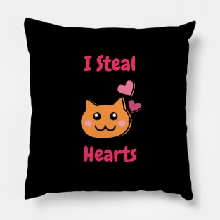 I Steal Hearts Pillow