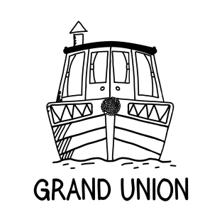 Grand Union Canal Boat Narrowboat T-Shirt