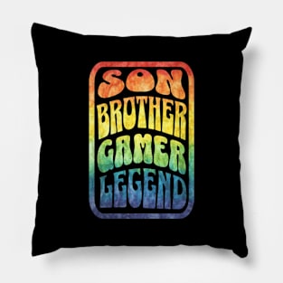 Son Brother Gamer Legend Pillow