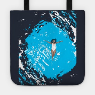 swimming girl Tote