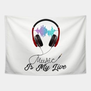 Music Is My Life Tapestry