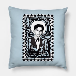 Federico García Lorca in Black and White Pillow