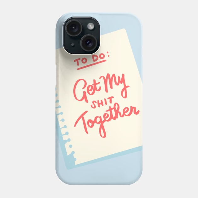 To-Do List Phone Case by jillobeans