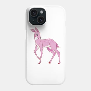 Pink Deer Pattern Phone Case