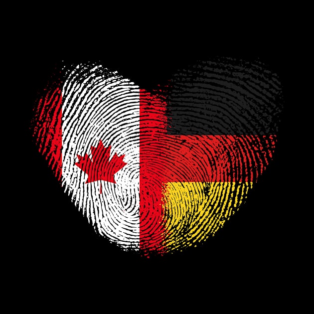 Canada Fingerprint for Proud German-Canadians by c1337s