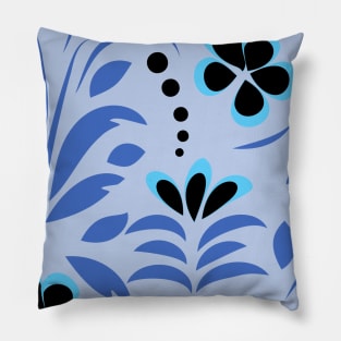 pattern with flowers and leaves Pillow