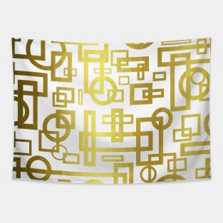 GOLD Overlap Geometric Tapestry