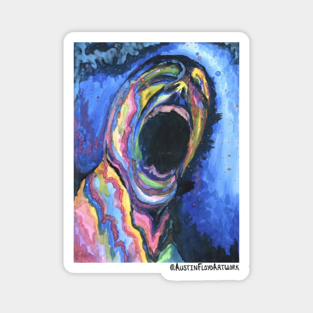 Series of Screams - Ecstasy Magnet by Austin Floyd Artwork