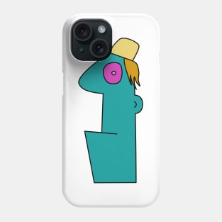 Cartoon abstract face Phone Case