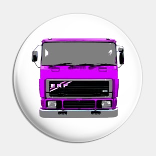 ERF E6 1980s classic heavy lorry purple Pin