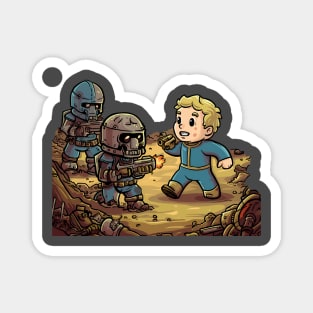 Post-Apocalyptic Battle 001 Magnet