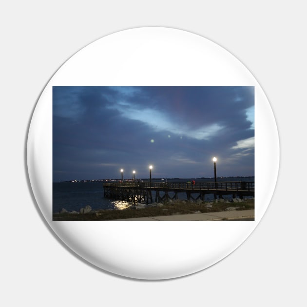 Fishing Pier At Night Pin by Cynthia48